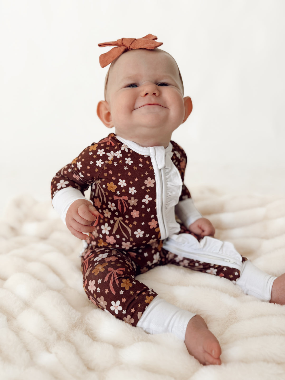 Cinnamon Blooms | Ruffle Zippie