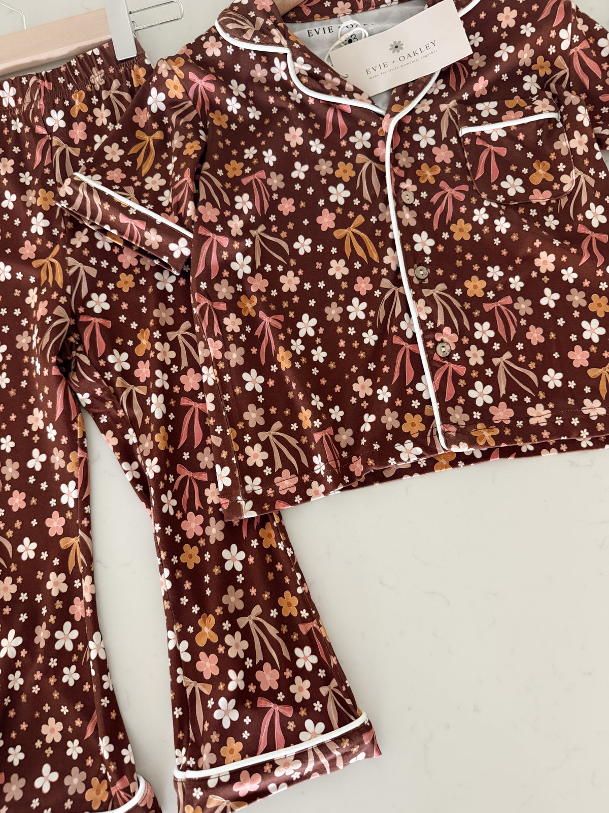 Cinnamon Blooms | Button and Flare Set